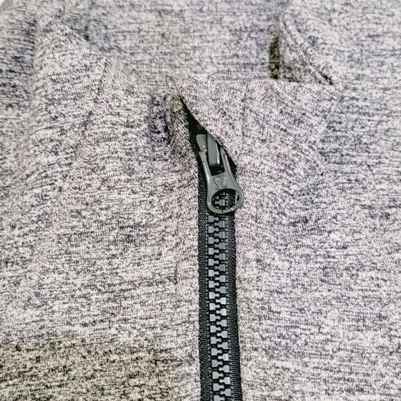 Lululemon Define Jacket Womens Size 4 Luon Heathered Black Gray Full Zip Workout - Picture 5 of 14